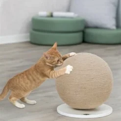 Trixie Trixie Krabpaal Bal Op Voet Jute / Hout -Trixie Verkoopwinkel trixie trixie krabpaal bal op voet jute hout 4