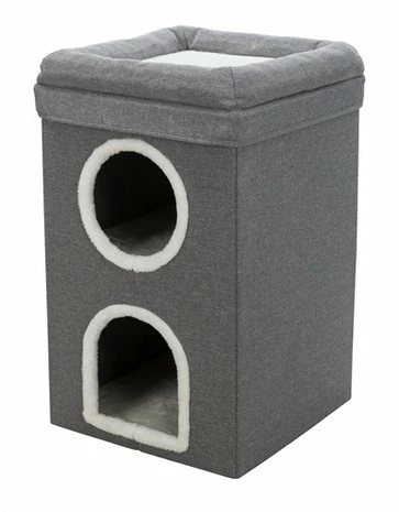 Trixie Trixie Krabpaal Cat Tower Saul Grijs 3 Trixie Trixie Krabpaal Cat Tower Saul Grijs - Afbeelding 3