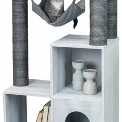 Trixie Trixie Krabpaal Met Kastfunctie Grijs -Trixie Verkoopwinkel trixie trixie krabpaal met kastfunctie grijs 2