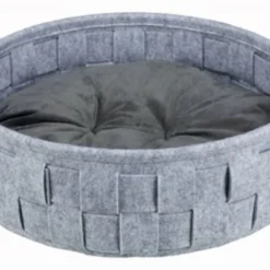 Voorkant 12 Trixie Trixie Lennie Gevlochten Kattenmand Grijs