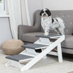 Trixie Trixie Loopplank Met Uitklapbare Treden Mdf Wit