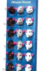 Trixie Trixie Pluche Muizen Assorti