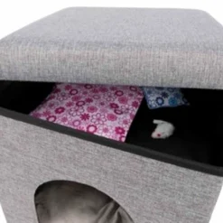 Trixie Trixie Poef Kattenmand Relax-iglo Alois Grijs 8 Trixie Trixie Poef Kattenmand Relax-iglo Alois Grijs -Trixie Verkoopwinkel trixie trixie poef kattenmand relax iglo alois gri 3