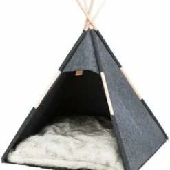 Trixie Trixie Schuilplaats Tipi Vilt Antraciet -Trixie Verkoopwinkel trixie trixie schuilplaats tipi vilt antraciet 2