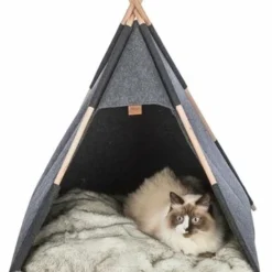Trixie Trixie Schuilplaats Tipi Vilt Antraciet