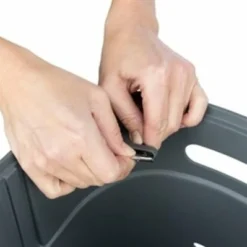 Trixie Trixie Stuur-fietsmand Kunststof Grijs -Trixie Verkoopwinkel trixie trixie stuur fietsmand kunststof grijs 4