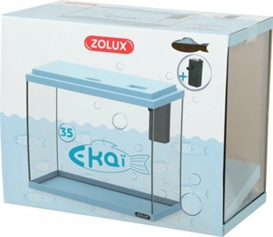 Zolux Zolux Aquarium EkaÏ 35 Blauw 3 Zolux Zolux Aquarium EkaÏ 35 Blauw - Afbeelding 3
